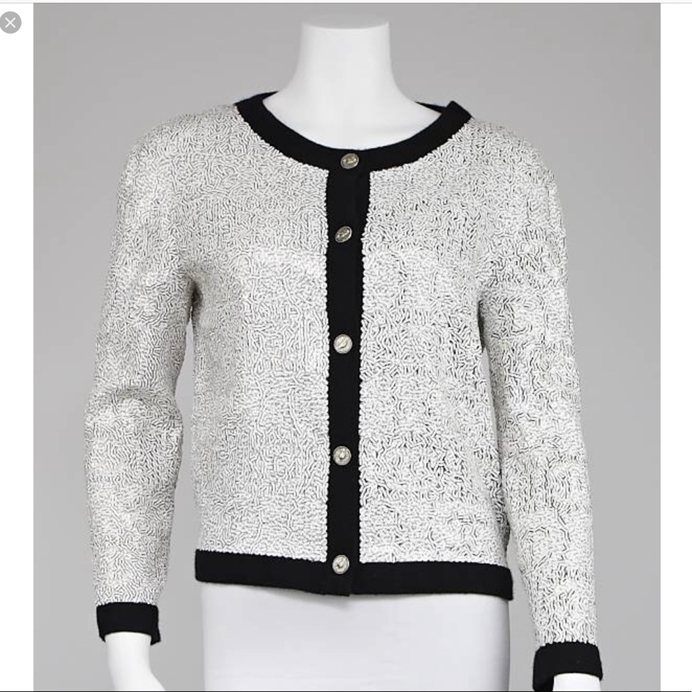 RARE AUTHENTIC CHANEL Cashmere Sequin Jacket